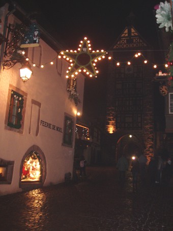Lumires de Nol en Alsace,  Riquewihr